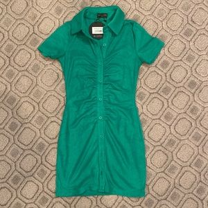 White fox terry dress